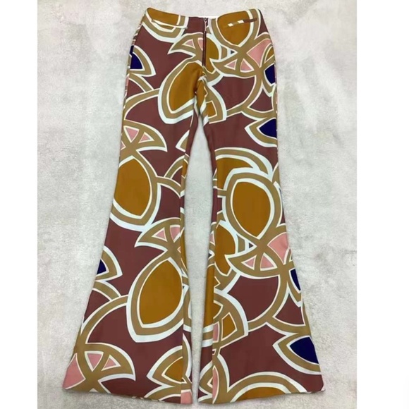 NWT Alexis Daru Pants - Abstract Maroon - Picture 3 of 6